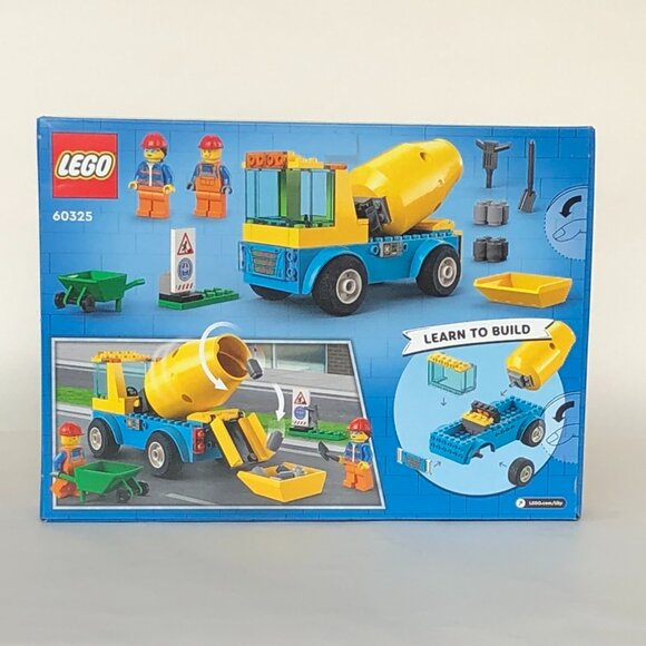 Lego Brand New City Cement Mixer Truck 60325 - Picture 8 of 9